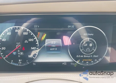 2018 Mercedes-Benz S 450 z USA, uszkodzony, nr VIN WDDUG6GB9JA392405